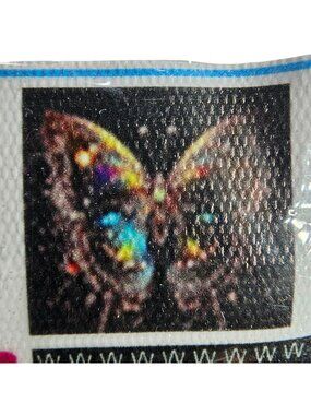 Butterfly Diamond Painting Kit with Tools 8x8" DIY Art Craft #Y320